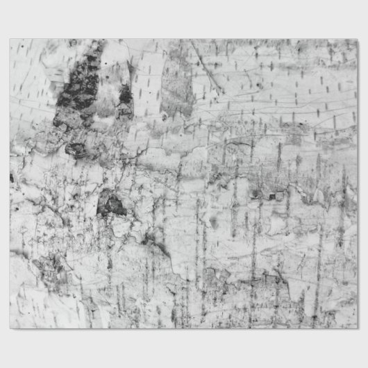 Birch bark pattern wrapping paper cadeaupapier (Vlak)