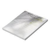 Birch Bark Rustic Natuur Custom Business Notitieblok (Gedraaid)