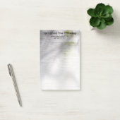 Birch Bark Rustige Natuur Aangepaste naam Post-it® Notes (Kantoor)