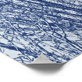 Birch Branches - Cyanotype-effect Poster (Hoek)