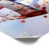 Birch Forest Landscape Poster (Coin)