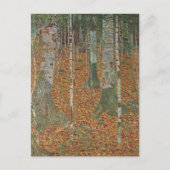 Birch Forest van Gustav Klimt, Art Nouveau Briefkaart (Voorkant)