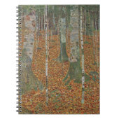 Birch Forest van Gustav Klimt,  Art Nouveau Notitieboek (Voorkant)