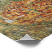 Birch Forest van Gustav Klimt, Art Nouveau Poster (Hoek)