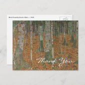 Birch Forest van Gustav Klimt Briefkaart (Voorkant / Achterkant)