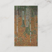 Birch Forest van Gustav Klimt Visitekaartje (Achterkant)