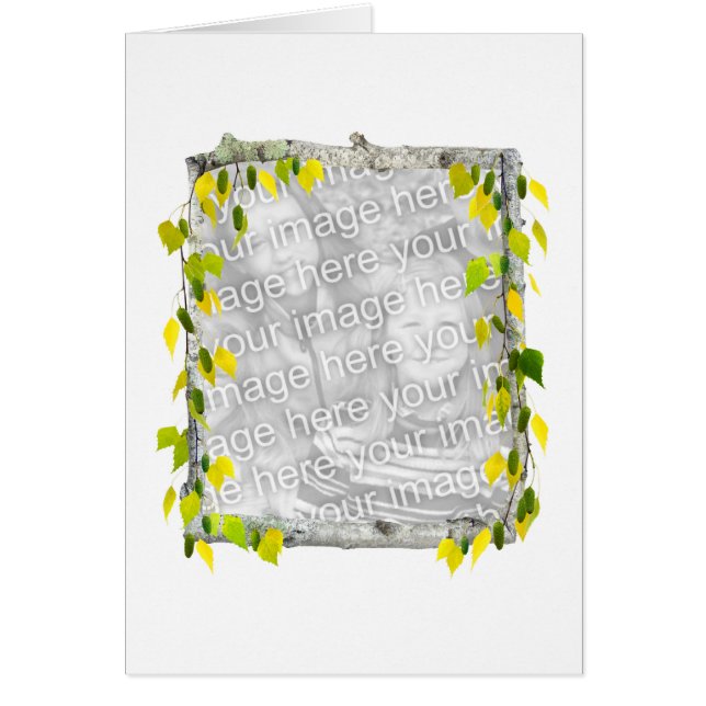 Birch-fotokaart (Voorkant)