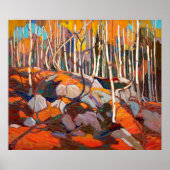 Birch Grove, herfst | Tom Thompson | Poster (Voorkant)