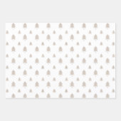 Birch Kraft Paper Moderne kerstboomstructuur (Voorkant 3)