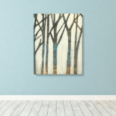 Birch Line I Canvas Afdruk (Insitu (Houten vloer))