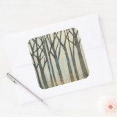 Birch Line I Vierkante Sticker (Envelop)