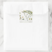 Birch (links) en Mistletoe (rechts), fig. 9 en 10 Vierkante Sticker (Tas)