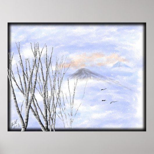 Birch Mountain Poster (Voorkant)