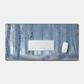 Birch Radiant Snow Forest  Bureaumat (Keyboard & Muis)