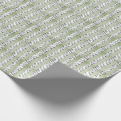 Birch Tree Art Pattern Cadeaupapier (Hoek)