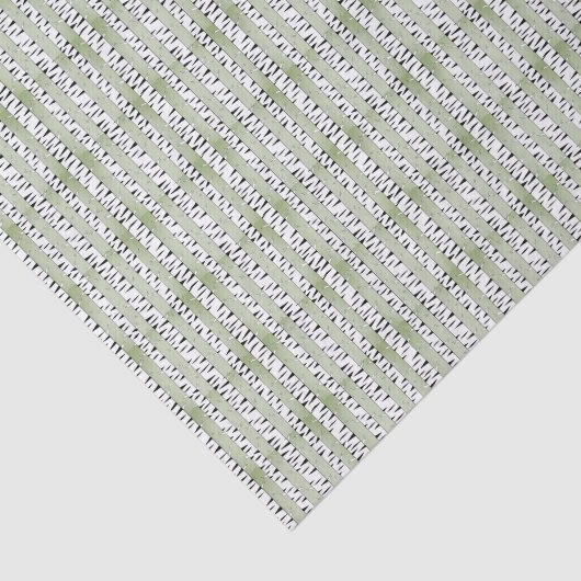 Birch Tree Art Pattern Tissuepapier (Detail)