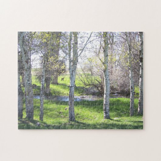Birch Tree Beauty Legpuzzel (Horizontaal)
