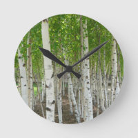 Birch Tree Clock
