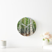 Birch Tree Clock Ronde Klok (Huis)