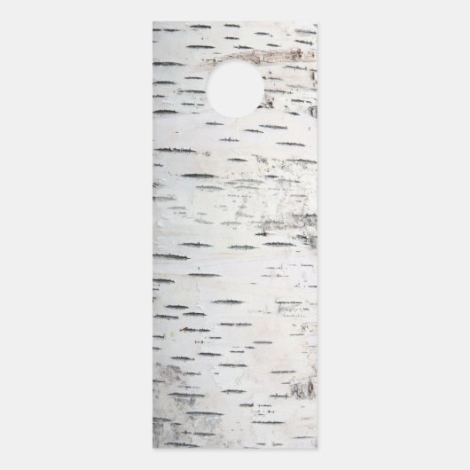 Birch Tree Do not Disturb Mariage Sign Affichette  (Dos)