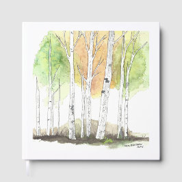 Birch Tree Guest Book Gastenboek