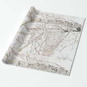 Birch Tree in Winter Cadeaupapier (Uitgerold)