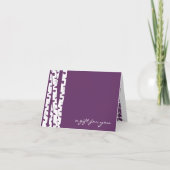 Birch Tree Note Kaart voor elke gelegenheid (Voorkant)