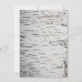 Birch Tree Rustic Woodland Wedding Invitations (Dos)