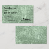 Birch Tree-structuur - Licht groen (CCFFCC) Visitekaartje (Voorkant / Achterkant)