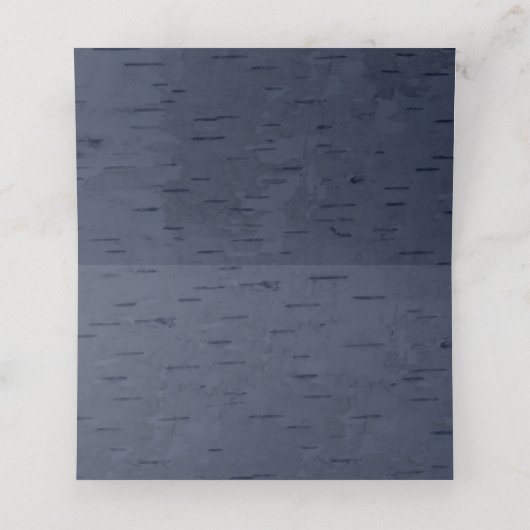 Birch Tree twinkle verlichting avond tafel kaarten (Binnenkant ongevouwen)