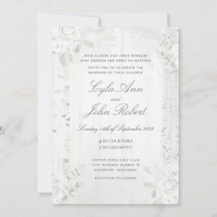 Birch Tree White Forest Wedding Kaart