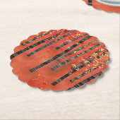 Birch Treed Woodland Kartonnen Onderzetters (Gekanteld)