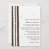 Birch Trees Invitations de mariage (Devant)