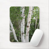 Birch Trees Mousepad Muismat (Met muis)