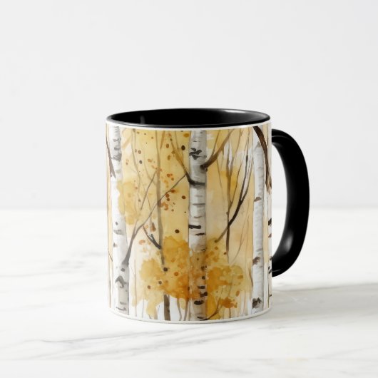 Birch Trees Mug (Devant droit)