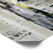 Birch Trees Rustic Cabin Poster (Hoek)