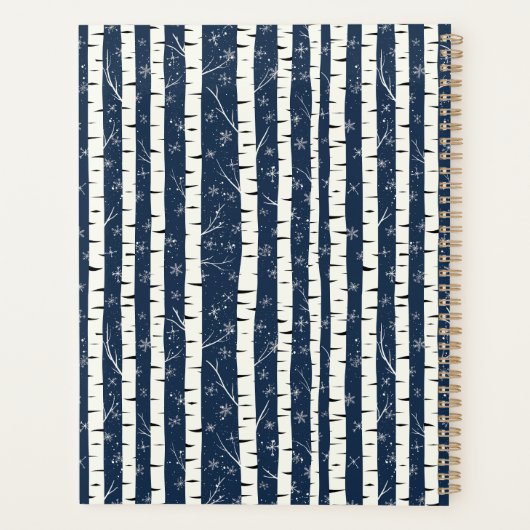 Birch Winter Wonderland Pattern Planner (Achterkant)