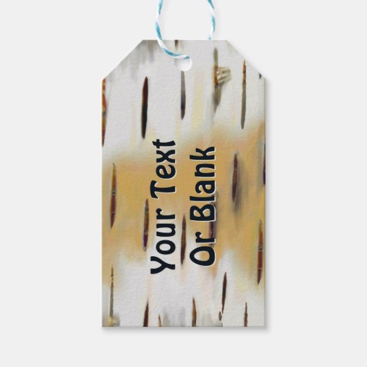 Birchbark Cadeaulabel (Voorkant)