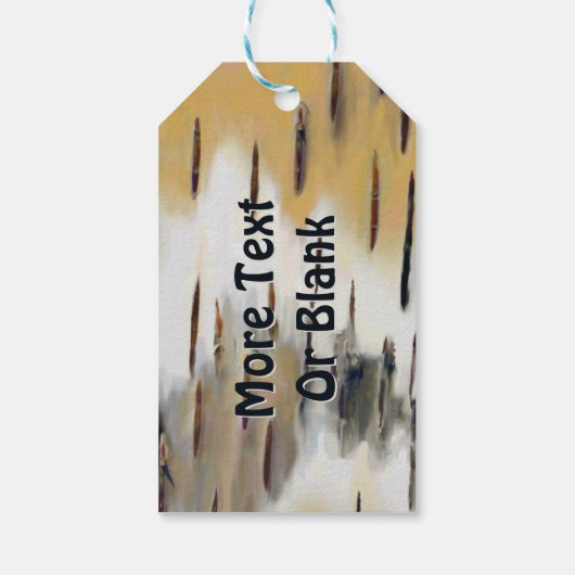 Birchbark Cadeaulabel (Achterkant)