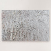Birches in de winter legpuzzel (Horizontaal)