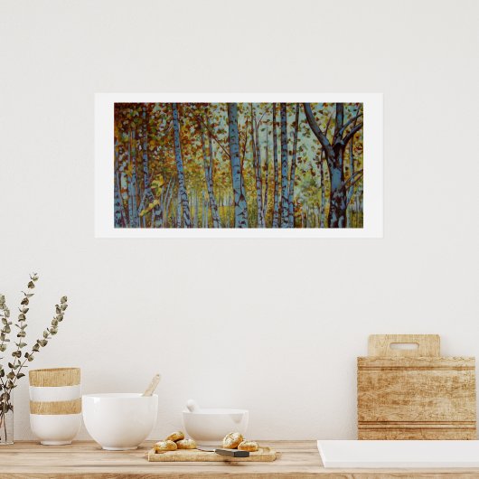 BIRCHES POSTER (Keuken)
