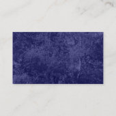 Birchstructuur - donkerblauw visitekaartje (Achterkant)