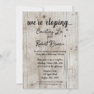 Birchwood Elopement Aankondiging