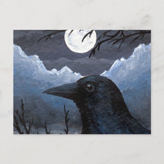Bird 58 Crow Raven Briefkaart (Voorkant)