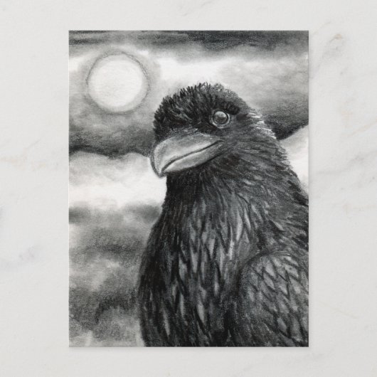 Bird 64 Crow Raven Briefkaart (Voorkant)