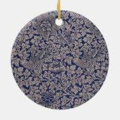 Bird and Anemone door William Morris Pattern Keramisch Ornament (Achterkant)