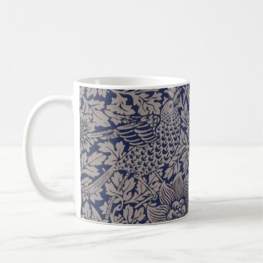 Bird and Anemone door William Morris  Pattern Koffiemok (Links)