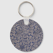 Bird and Anemone door William Morris  Pattern Sleutelhanger (Achterkant)