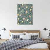 Bird and Pomegranate Wallpaper Design, bedrukt met Canvas Afdruk (Insitu (Slaapkamer))