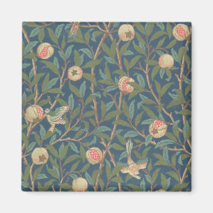 Bird and Pomegranate Wallpaper Design, bedrukt met Magneet